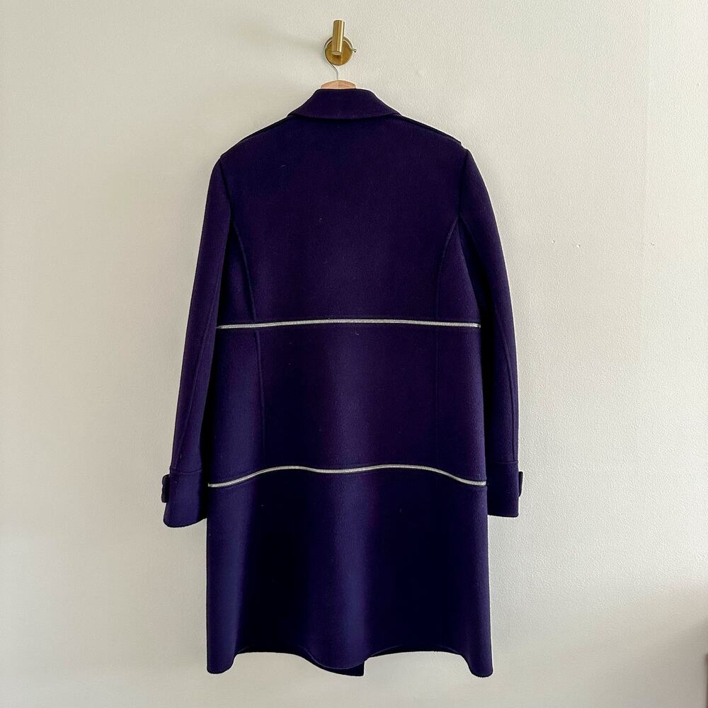Diane Von Furstenberg 1,2,3 Coat in Royal Navy M - Picture 3 of 15
